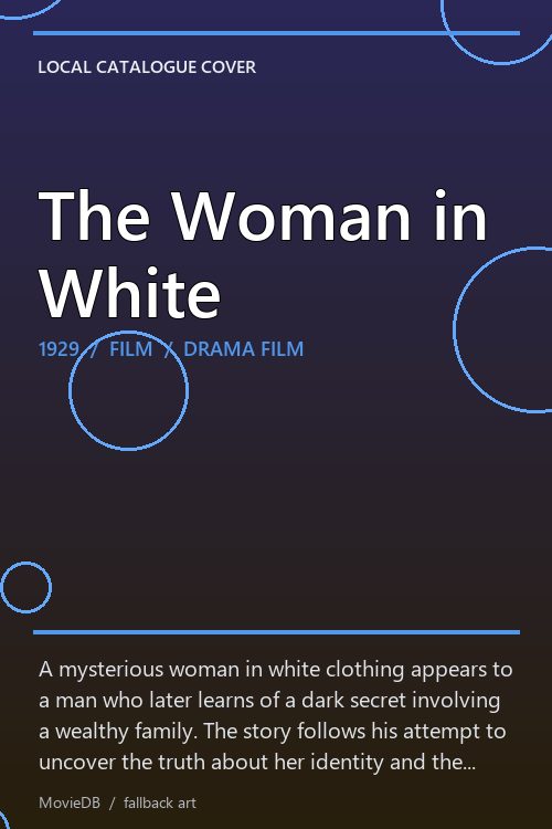 The Woman in White poster