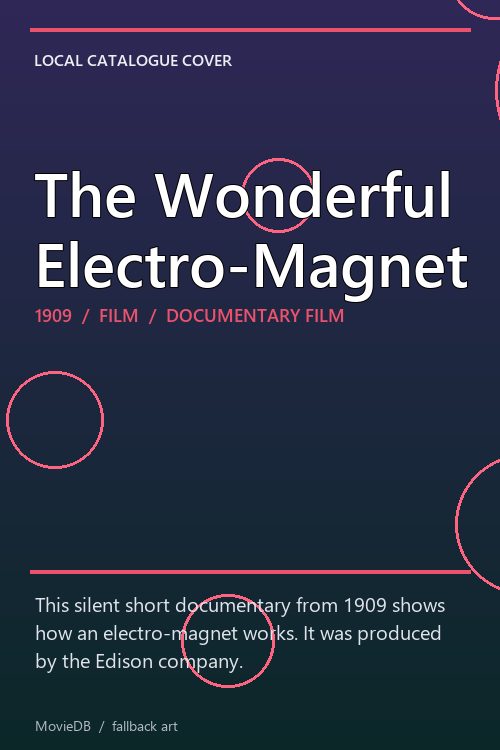 The Wonderful Electro-Magnet poster