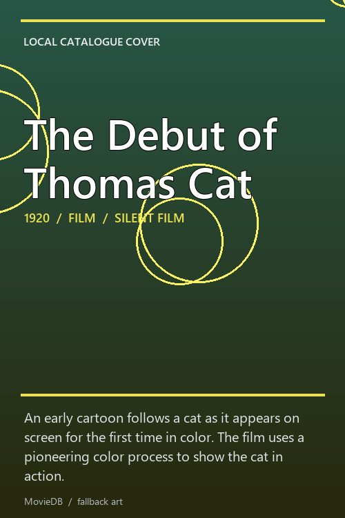 The Debut of Thomas Cat poster
