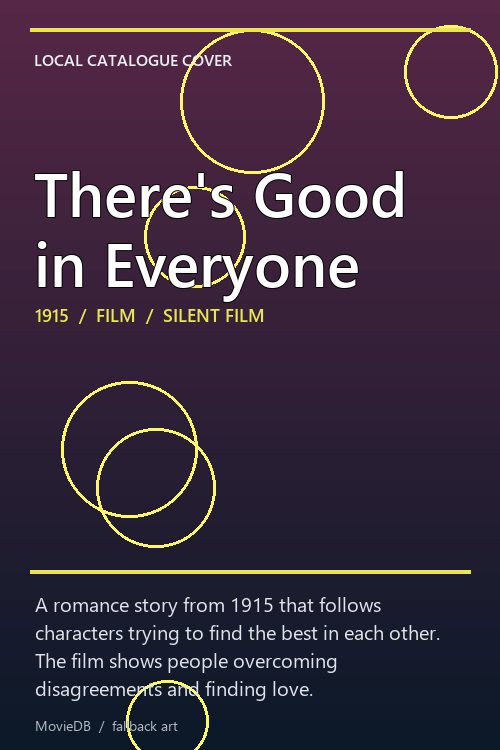 There's Good in Everyone poster