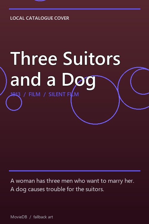 Three Suitors and a Dog poster