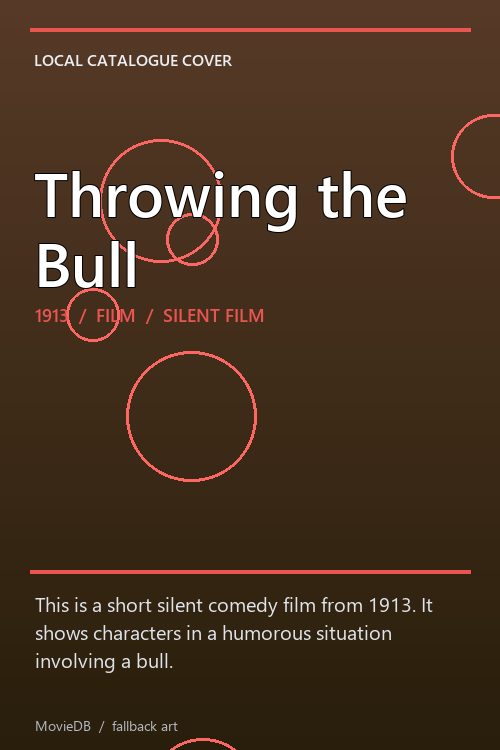 Throwing the Bull poster