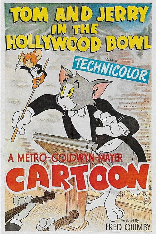 Tom and Jerry in the Hollywood Bowl poster