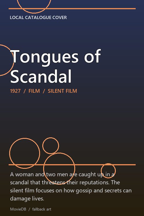 Tongues of Scandal poster