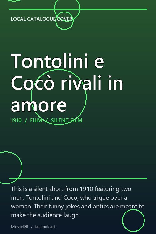 Tontolini e Cocò rivali in amore poster