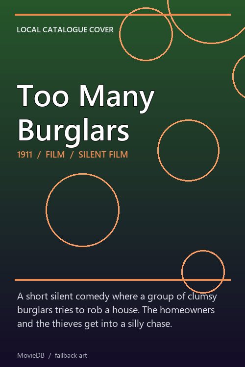 Too Many Burglars poster
