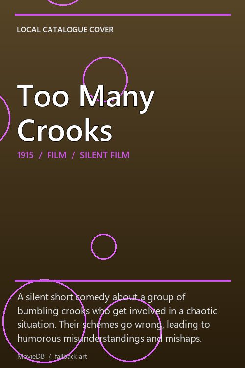 Too Many Crooks poster