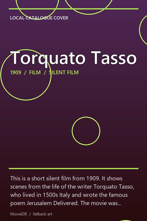 Torquato Tasso poster
