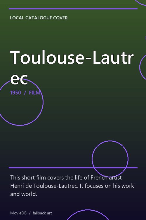 Toulouse-Lautrec poster