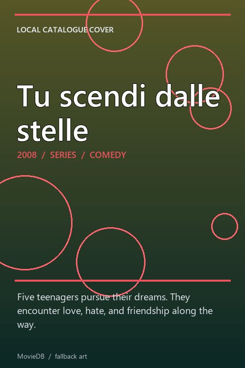 Tu scendi dalle stelle poster