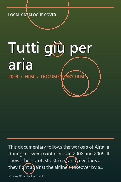 Tutti giù per aria poster