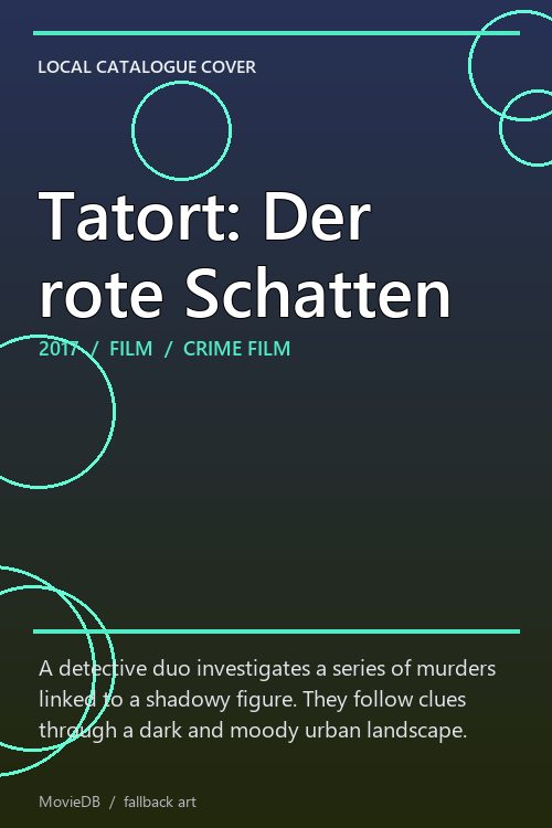 Tatort: Der rote Schatten poster