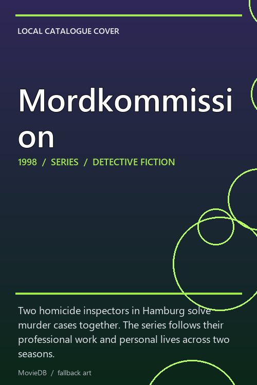 Mordkommission poster