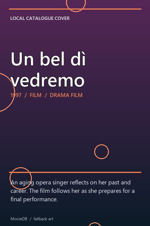 Un bel dì vedremo poster