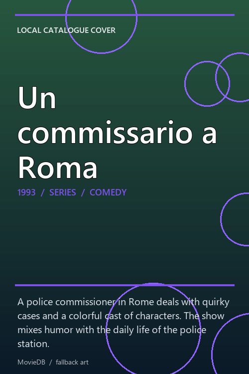 Un commissario a Roma poster