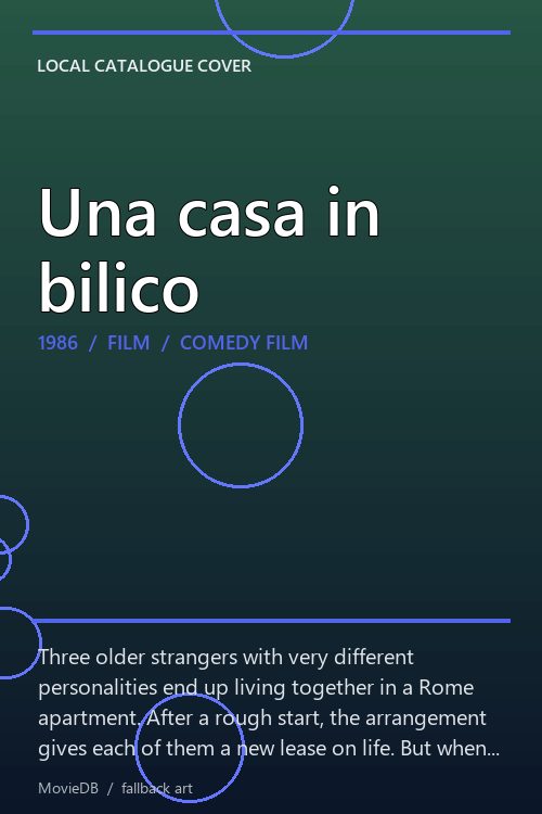 Una casa in bilico poster