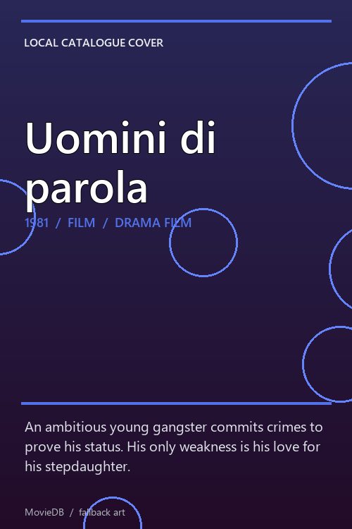 Uomini di parola poster