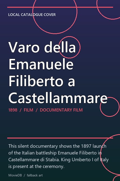Varo della Emanuele Filiberto a Castellammare poster
