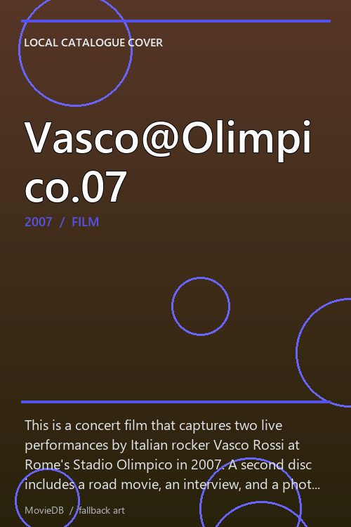 Vasco@Olimpico.07 poster