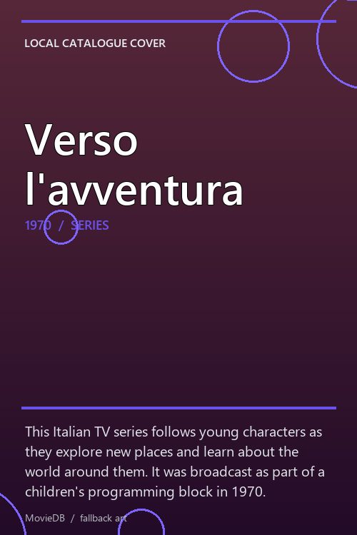Verso l'avventura poster