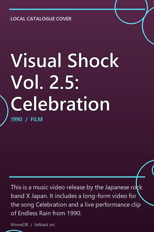 Visual Shock Vol. 2.5: Celebration poster