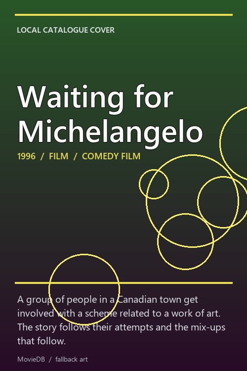 Waiting for Michelangelo poster