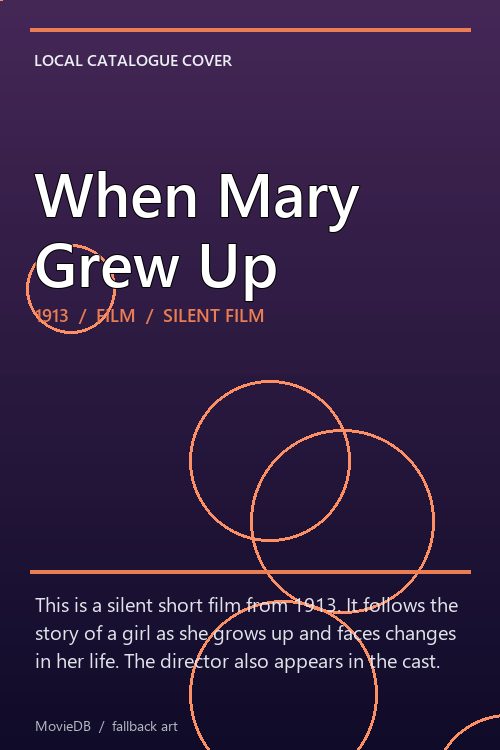 When Mary Grew Up poster
