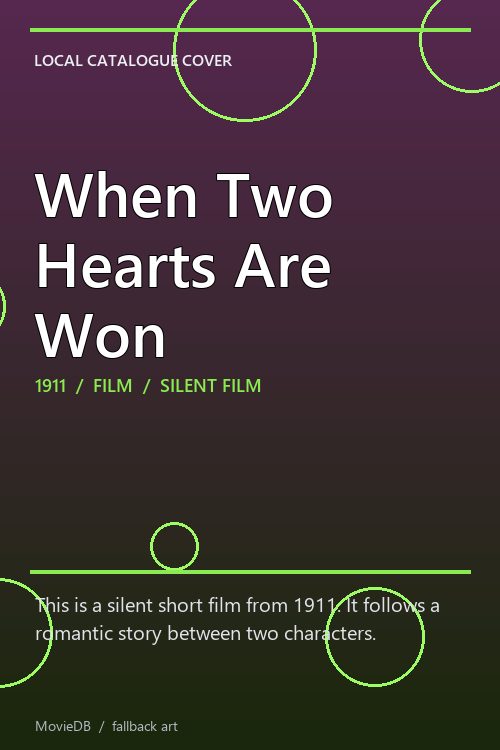 When Two Hearts Are Won poster