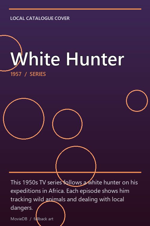 White Hunter poster