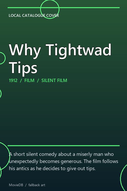 Why Tightwad Tips poster