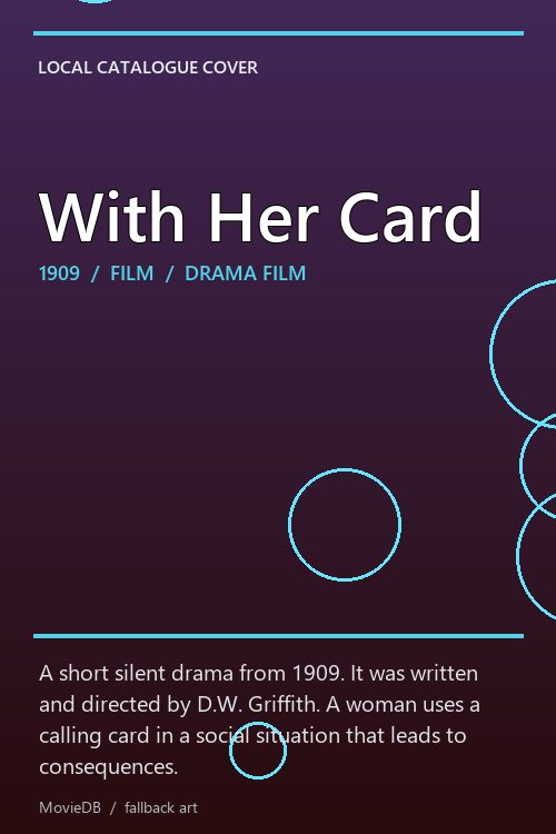 With Her Card poster