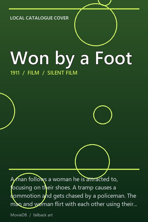 Won by a Foot poster