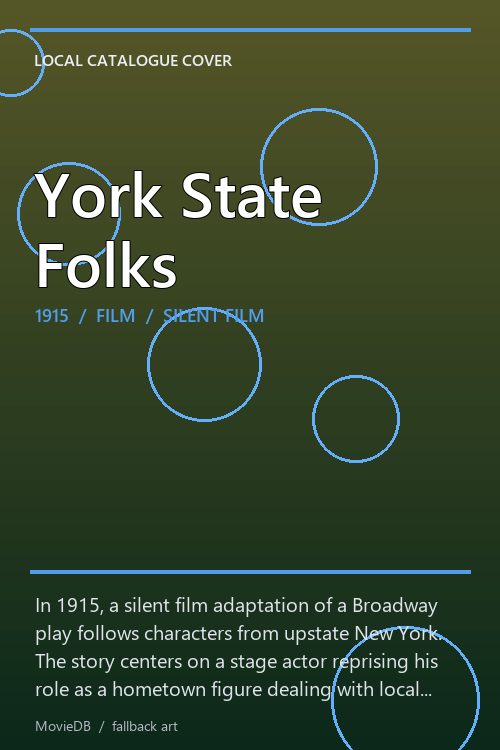 York State Folks poster