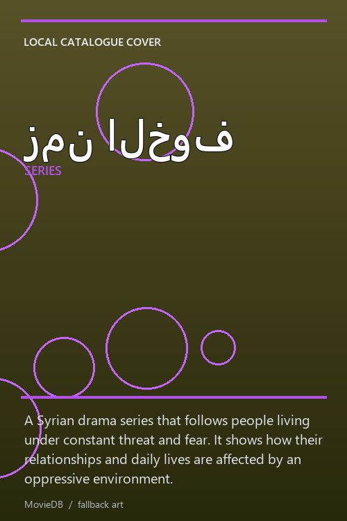 زمن الخوف poster