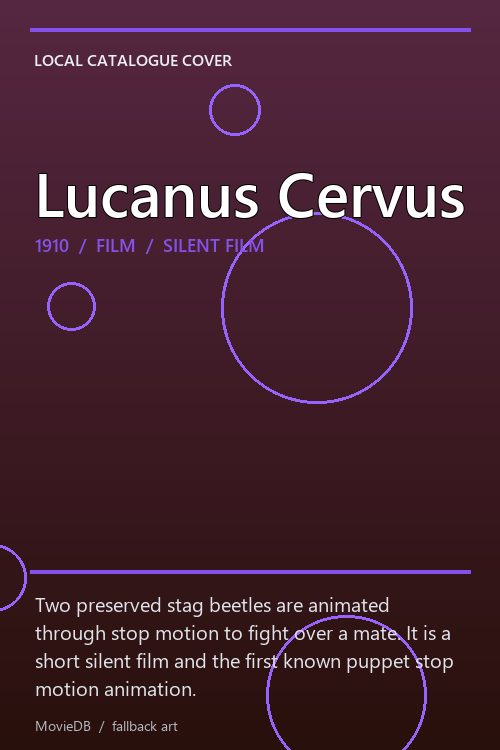Lucanus Cervus poster