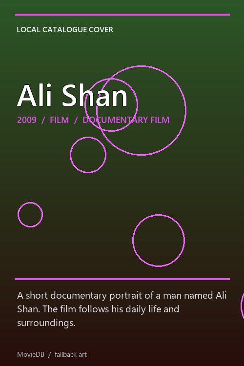 Ali Shan poster