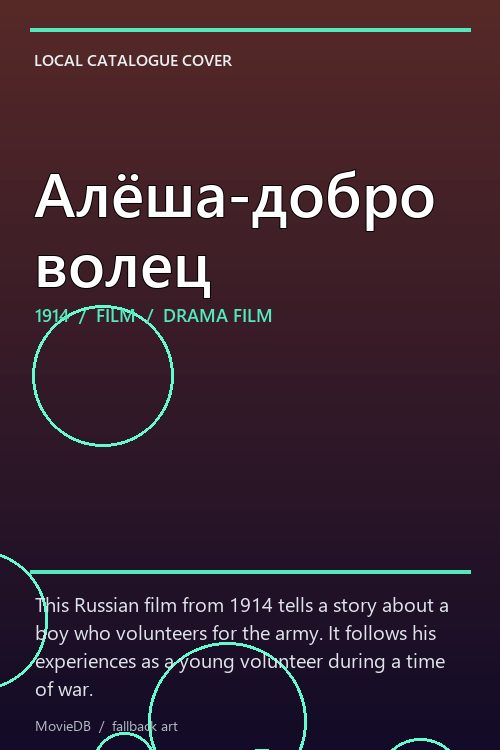 Алёша-доброволец poster