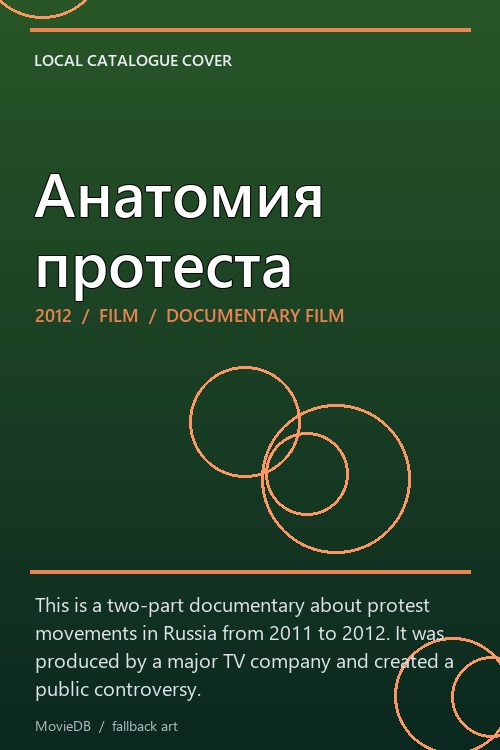 Анатомия протеста poster