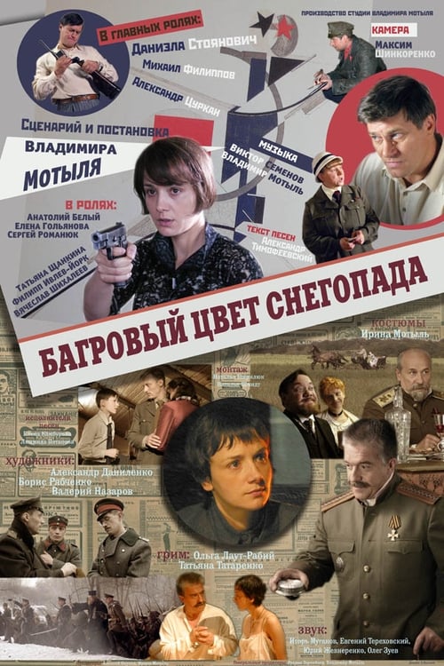 Bagrovyy tsvet snegopada poster