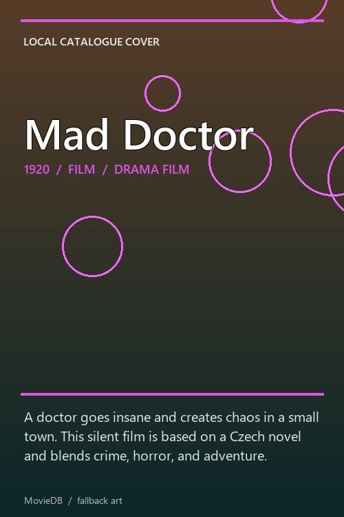 Mad Doctor poster