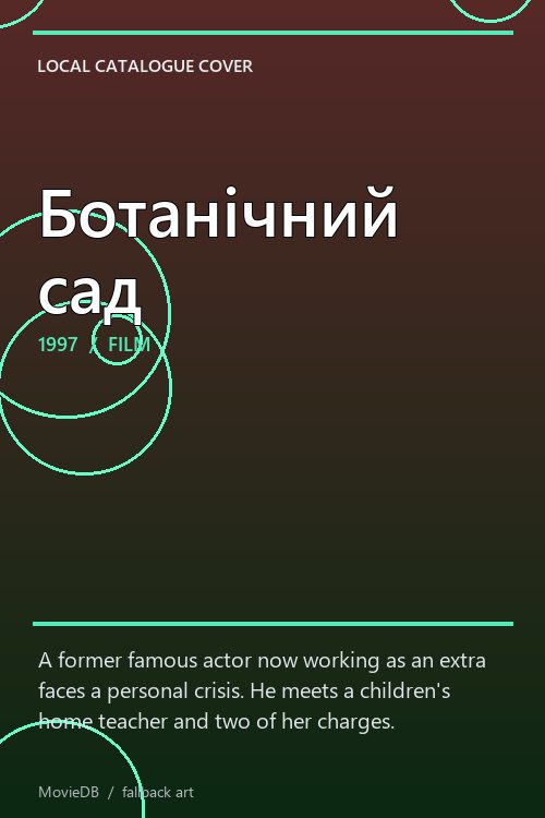 Ботанічний сад poster