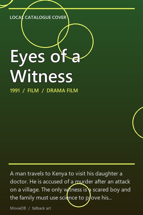 Eyes of a Witness poster