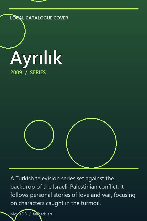 Ayrılık poster