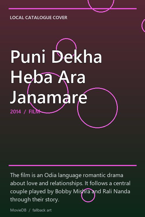 Puni Dekha Heba Ara Janamare poster