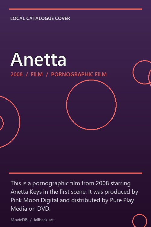 Anetta poster