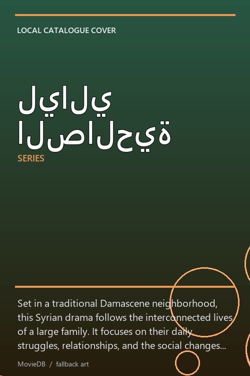 ليالي الصالحية poster