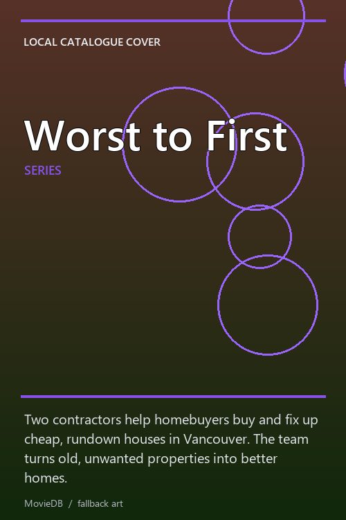 Worst to First poster