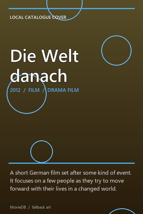Die Welt danach poster