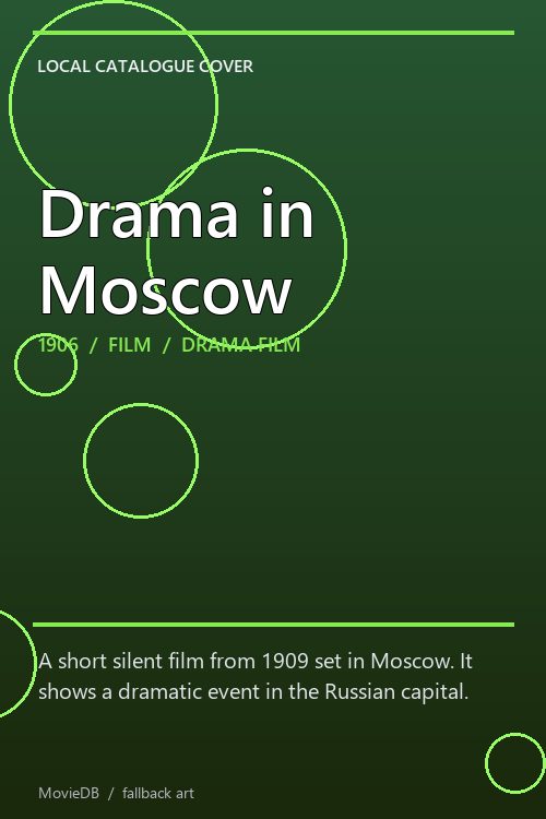 Drama in Moscow poster