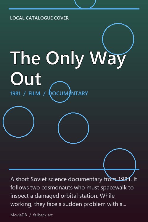 The Only Way Out poster